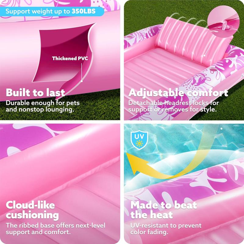 Inflatable Tanning Pool Lounge Float